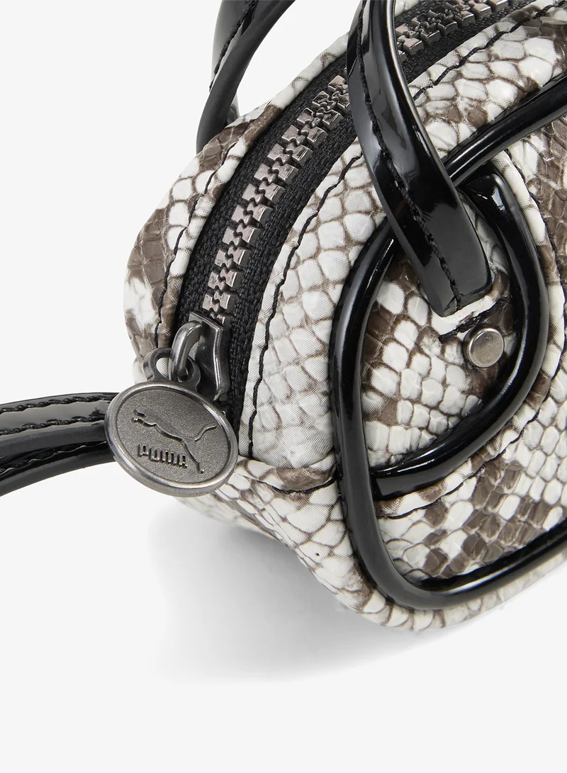 Puma PUMA White-PUMA Black 1976 Snakeskin Grip Bag With Keychain for Women | Best Price UAE