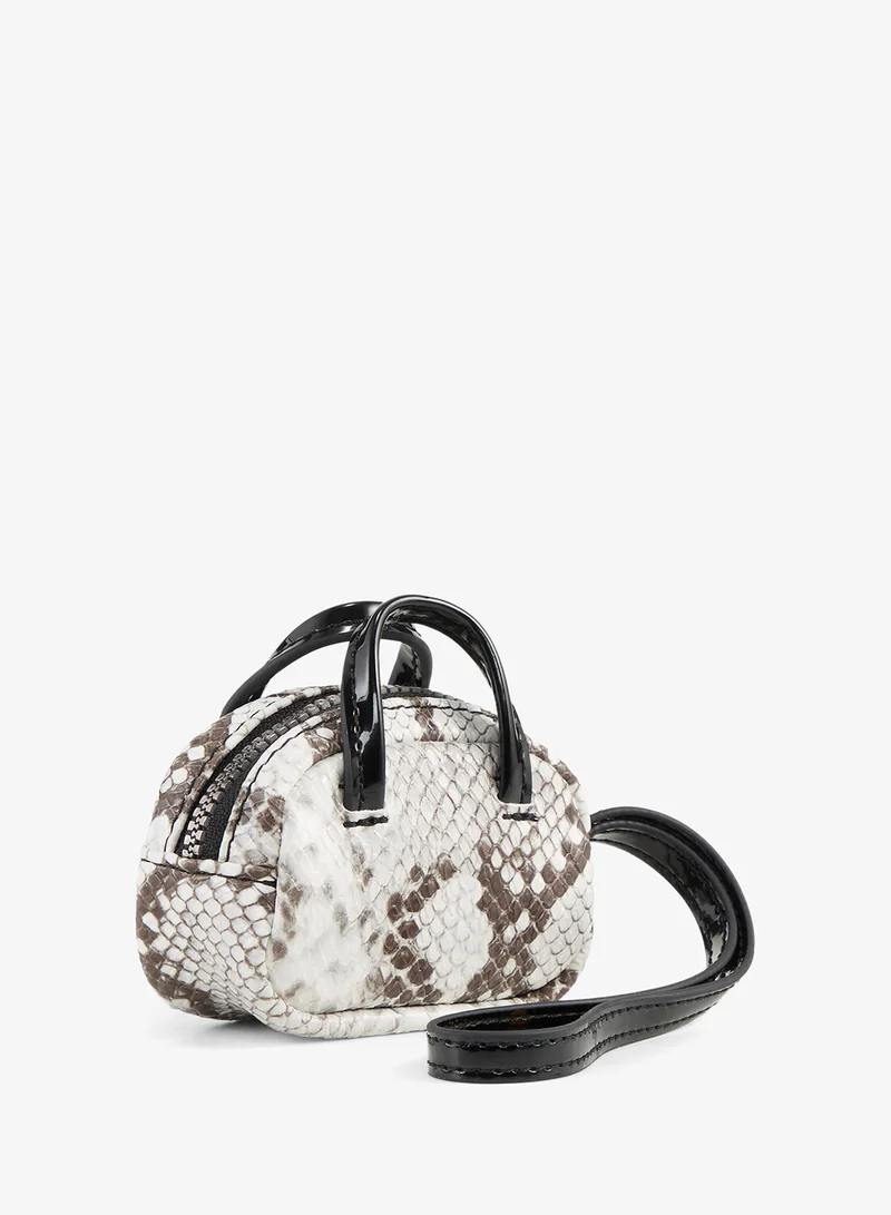 Puma 1976 Snakeskin Grip Bag With Keychain