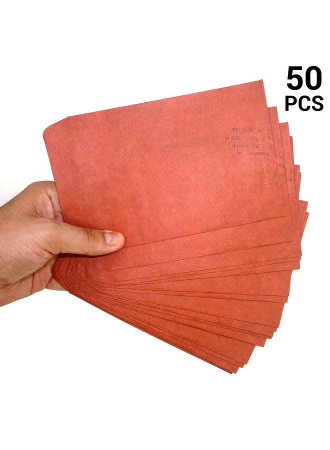 IFAMIO 50 Pcs Vintage Envelopes Red Brown Retro Style Kraft Paper Envelope For Mail Letter Postcard Gift - Image 3
