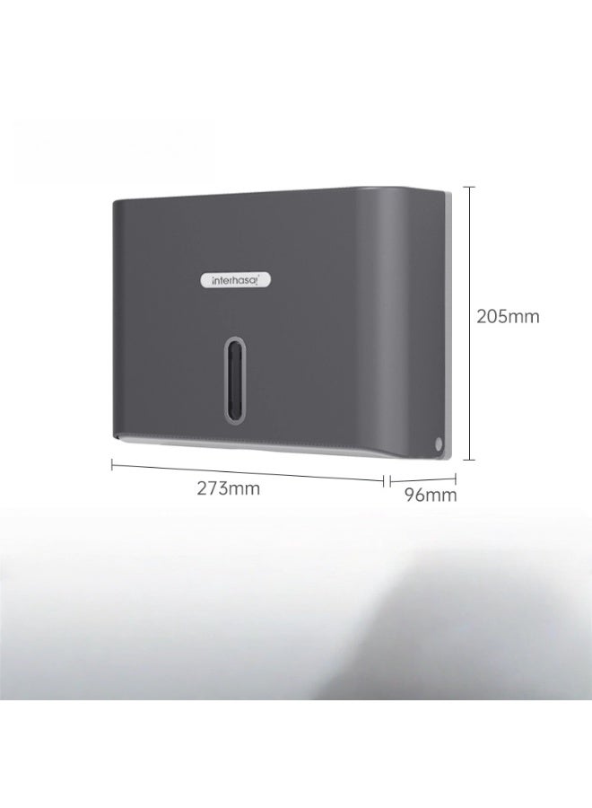 إنترهاسا! صندوق مناشف ورقية سميك مثبت على الحائط تخزين واسع للغاية بناء متين وأسلوب أنيق لرفع كل مساحة - Image 5