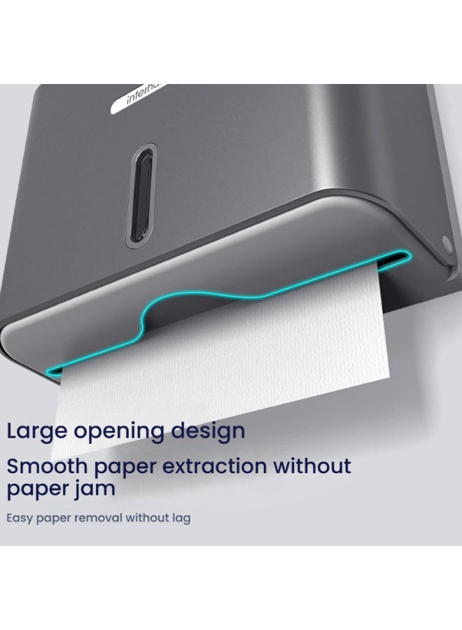 إنترهاسا! صندوق مناشف ورقية سميك مثبت على الحائط تخزين واسع للغاية بناء متين وأسلوب أنيق لرفع كل مساحة - Image 3