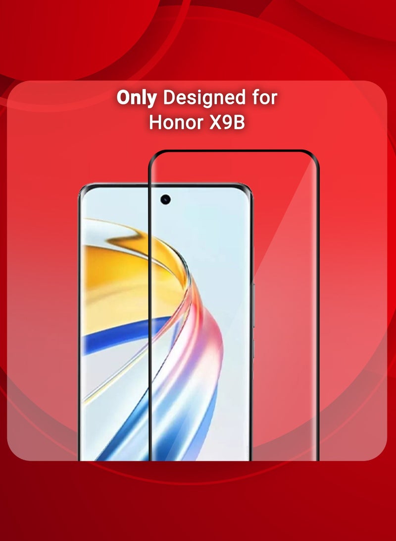 CATANES (for Honor X9b ) 2Pack Tempered Glass Screen Protector Anti-Scratch Case Friendly HD Clear Protective Film - Image 5