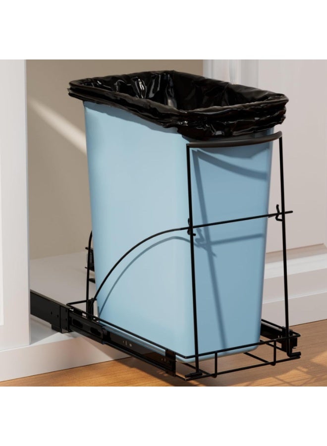Insputer Pull Out Trash Can Slide Under Cabinet - 44D×25W×42H cm Not Included Can - Image 1