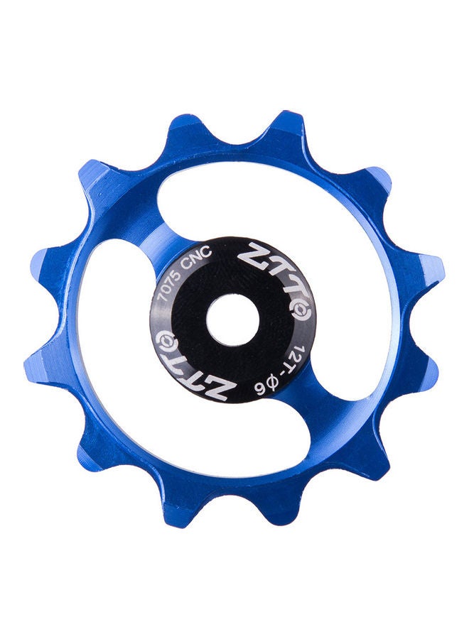 Generic ZTTO 12T Bicycle Rear Derailleur MTB Road Bike Ceramic Bearing Pulley Jockey Wheel Guide 4mm 5mm 6mm Roller Idler Bicycle Parts 5*5*5cm - Image 1