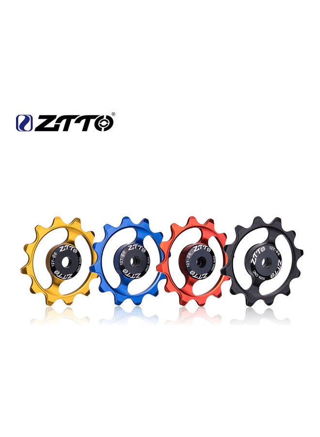 Generic ZTTO 12T Bicycle Rear Derailleur MTB Road Bike Ceramic Bearing Pulley Jockey Wheel Guide 4mm 5mm 6mm Roller Idler Bicycle Parts 5*5*5cm - Image 5
