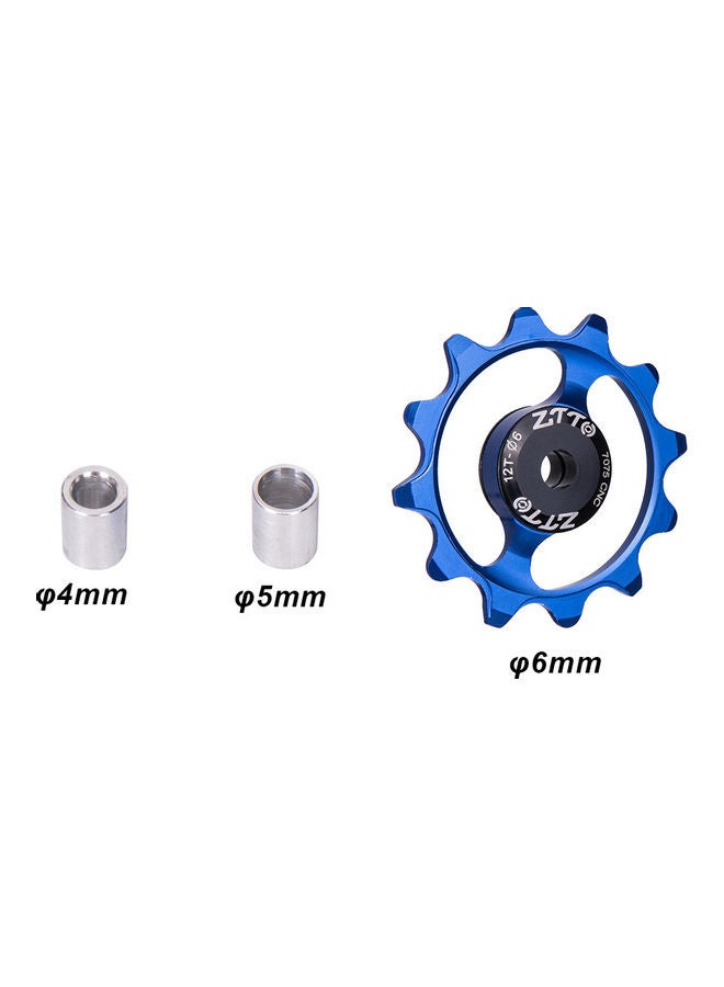 Generic ZTTO 12T Bicycle Rear Derailleur MTB Road Bike Ceramic Bearing Pulley Jockey Wheel Guide 4mm 5mm 6mm Roller Idler Bicycle Parts 5*5*5cm - Image 3