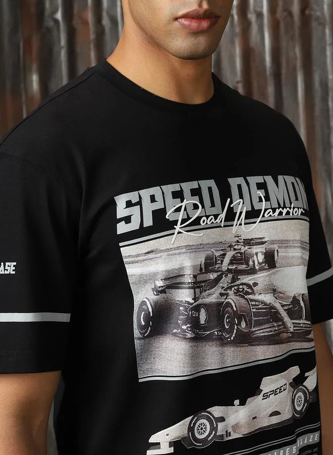 HIGH STAR HIGH STAR Graphic Print Cotton Relaxed Fit T-Shirt