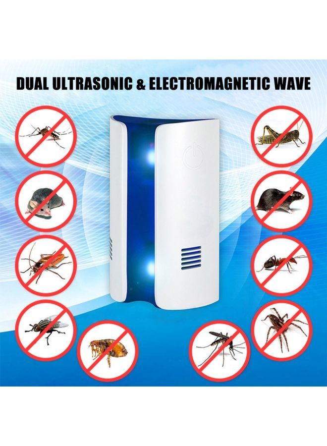 NIBEMINENT Ultrasonic Pest Repeller Indoor Plug White - Image 2