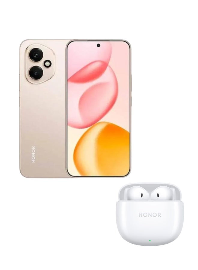 Honor 400 Dual SIM Desert Gold 12GB RAM 256B 5G, With Free Earbud X6 - Image 1