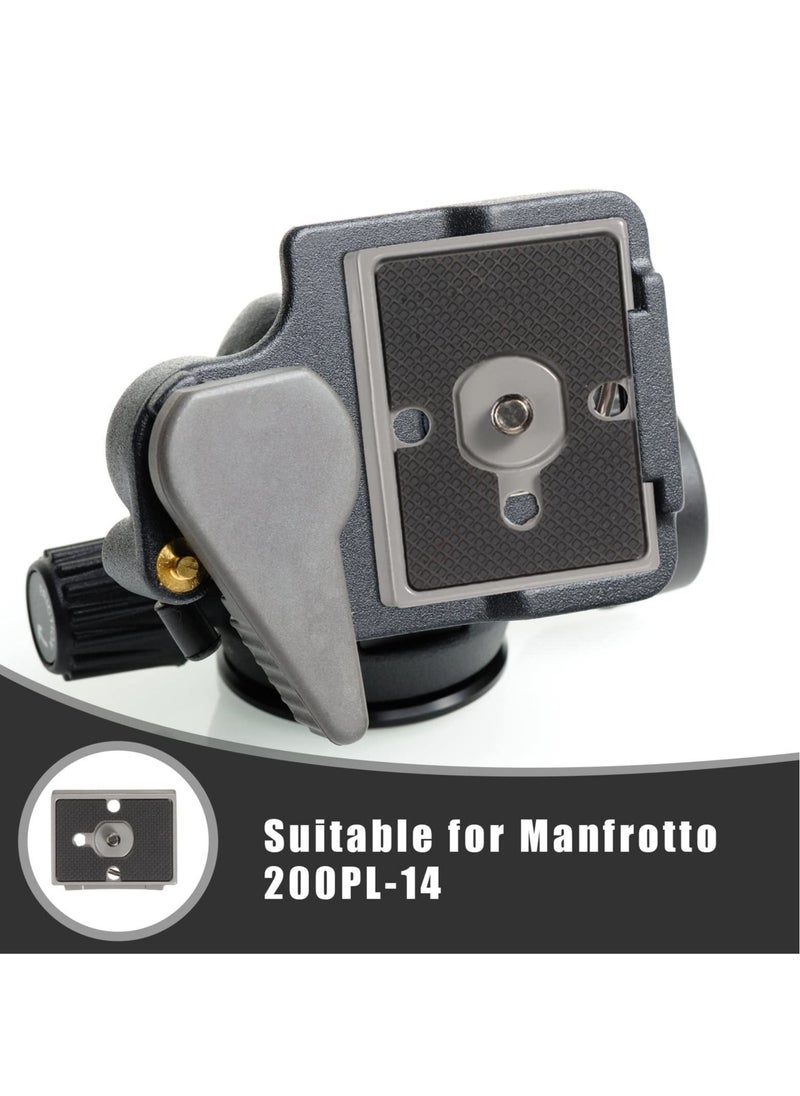Y&D - 200PL-14 Quick Release Plate, 2 Pieces Universal Tripod RC2 with 1/4 Inch Screw for Camera Ball Head - Image 1