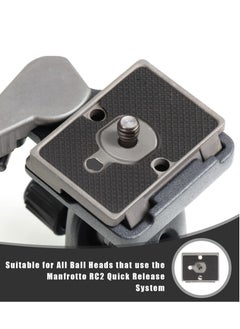 Y&D 200PL-14 Quick Release Plate, 2 Pieces Universal Tripod RC2 with 1/4 Inch Screw for Camera Ball Head  - Image 3