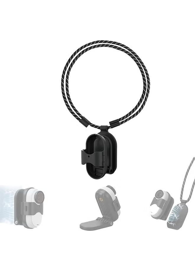 سني لايف حامل مغناطيسي لكاميرا Insta360 GO 3S/GO 3 – قاعدة مكتبية، حامل رقبة، ومشبك - Image 1