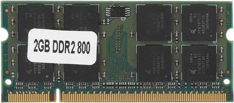 DDR2 2GB 800MHz Notebook Memory, PC2-6400 RAM for Intel Laptops, 200 - Pin DDR2 SODIMM Module with 1.8V Low Power Consumption for ThinkPad dv Series - Image 1