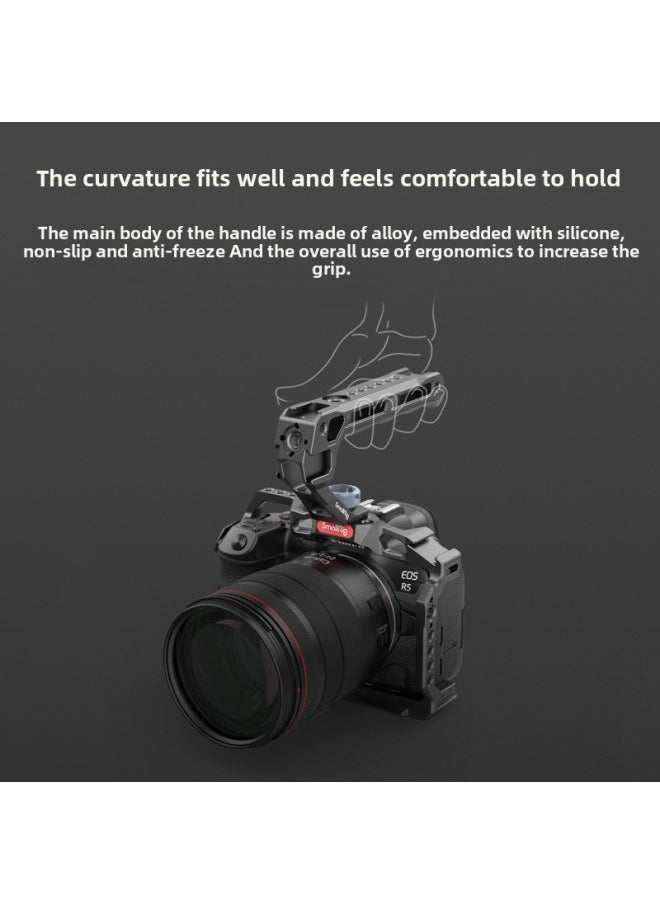 Generic SmallRig Smog Upper Handle Universal Alai Camera Cold Shoe Slide Handle Camera Mini Rabbit Cage Accessories-Color: Front And Rear Adjustable Version ☆ Portable  - Image 5