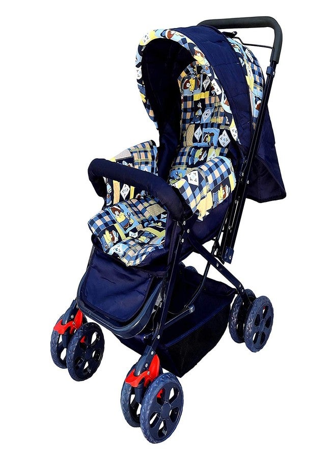 Maanit Stroller/Pram, Easy Fold, for Newborn Baby/Kids, 0-3 Years Blue - Image 1