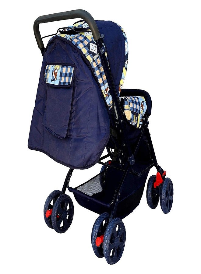 Maanit Stroller/Pram, Easy Fold, for Newborn Baby/Kids, 0-3 Years Blue - Image 5