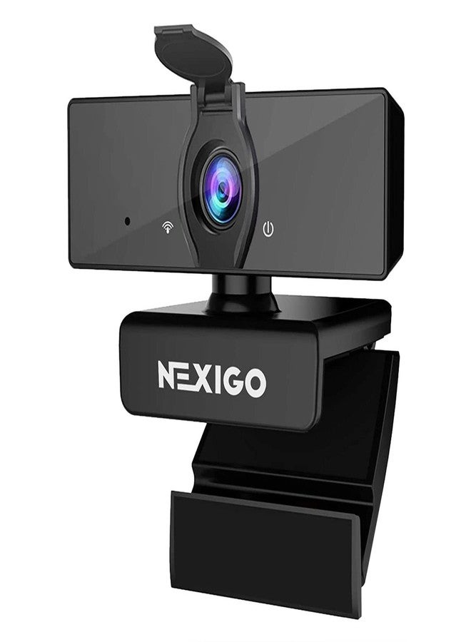 نيكسيجو كاميرا ويب NexiGo للأعمال بدقة 1080 بكسل مع ميكروفون مزدوج وغطاء للخصوصية، إصدار 2021 [مُطوّر]، كاميرا ويب USB عالية الدقة بالكامل، سهلة الاستخدام، مناسبة للتدريس عبر الإنترنت باستخدام Zoom/Skype/Teams، متوافقة مع أجهزة الكمبيوتر المحمولة وأجهزة Mac والكمبيوترات المكتبية. - Image 1