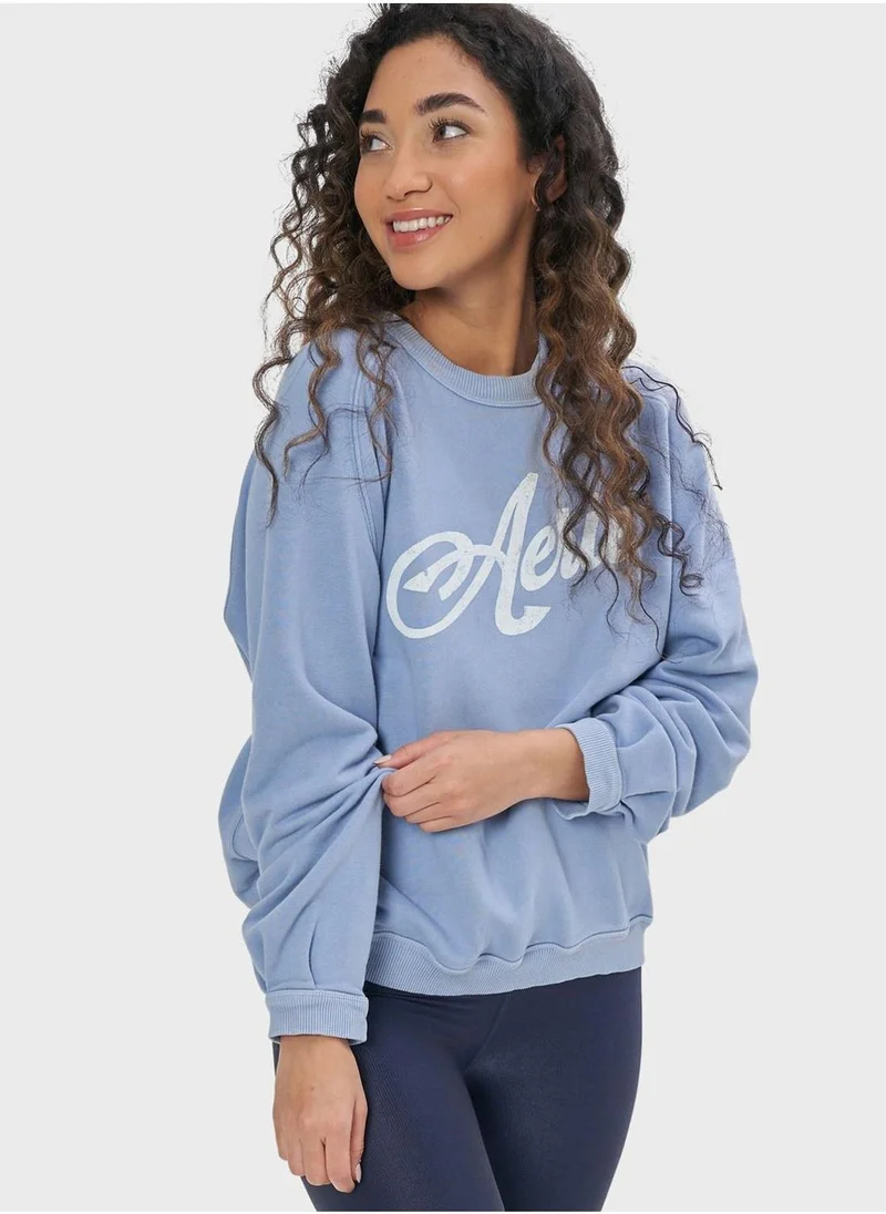 آري من امريكان ايجل Graphic Knitted Sweatshirt