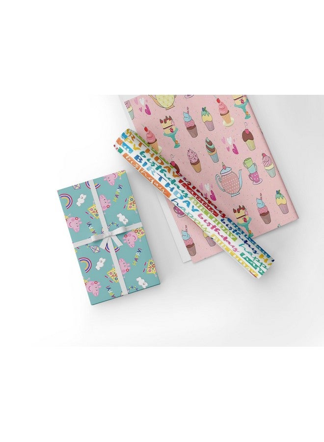 AccuPrints Pack of 12 | Size 17 X 28 Inch |Gift Wrapping Paper Sheet - Gift Paper - Gift Wrap Roll - Gift Cover Rapping Paper - Gift Wrapper - Gift Packing Material,Multicolor - Image 5