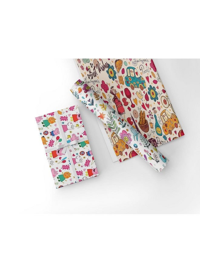 AccuPrints Pack of 12 | Size 17 X 28 Inch |Gift Wrapping Paper Sheet - Gift Paper - Gift Wrap Roll - Gift Cover Rapping Paper - Gift Wrapper - Gift Packing Material,Multicolor - Image 4