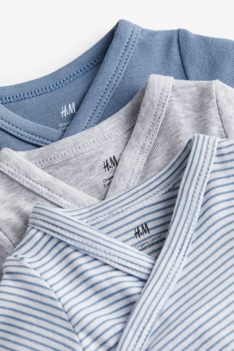 H&M 3-pack long-sleeved bodysuits