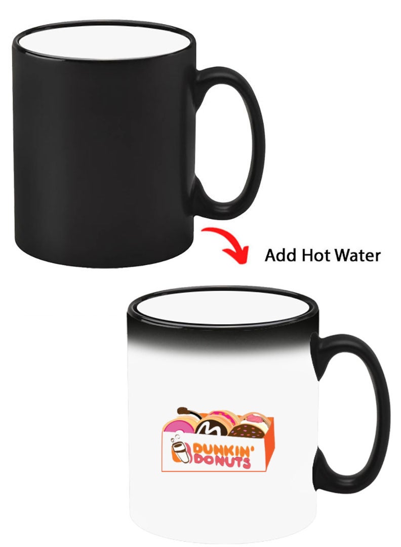 Theodor Color Changing Heat Sensitive Ceramic Mug, Image Revealed When HOT Liquid is Added! Donuts - Image 1