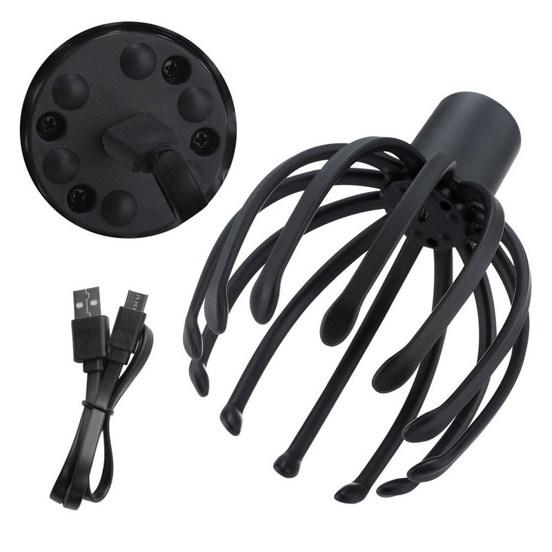 Electric Scalp Massager USB Charging Multi-Claw Kneading Vibration Massager Head Massager - Image 2