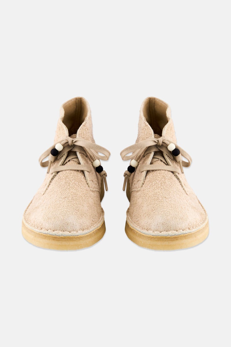 clarks Women Desert Coal Lace Up Ankle Boots, Off White  - Image 3