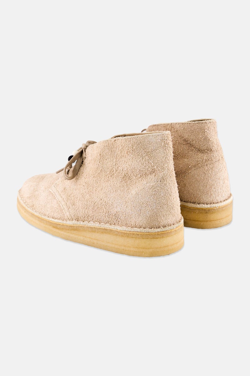 clarks Women Desert Coal Lace Up Ankle Boots, Off White  - Image 2