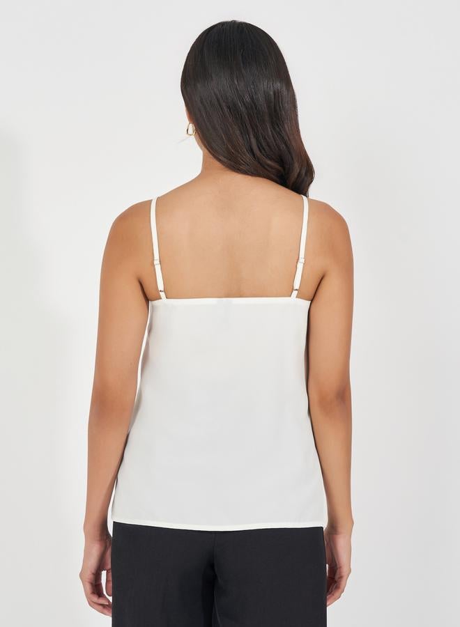 Styli Solid Cami Top  - Image 4