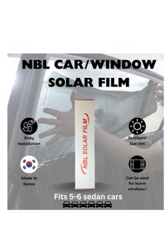 فيلم عازل حراري ضد الشمس NBL للسيارات والمنازل - حماية فعالة من الأشعة فوق البنفسجية وتقليل الحرارة (00)