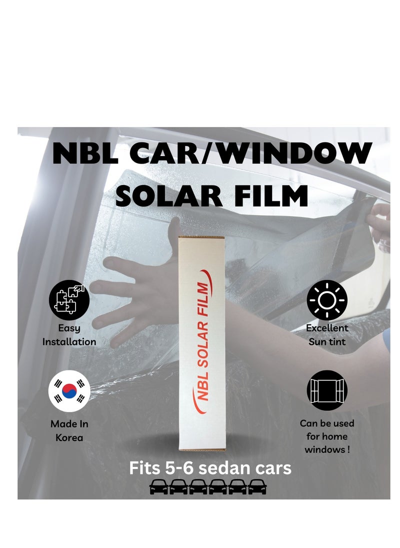 أن بي أل - فيلم عازل حراري ضد الشمس NBL للسيارات والمنازل - حماية فعالة من الأشعة فوق البنفسجية وتقليل الحرارة (00) - Image 1