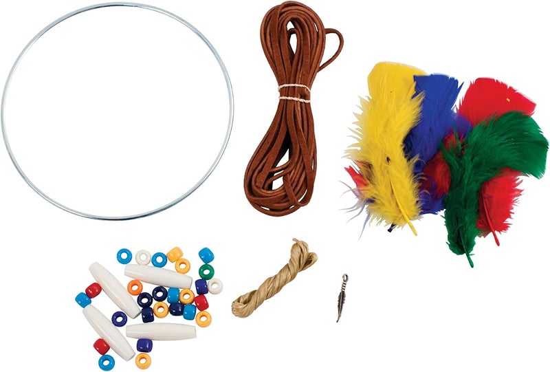 Realeather Crafts Dreamcatcher Kit 5Inch Natural - Image 3