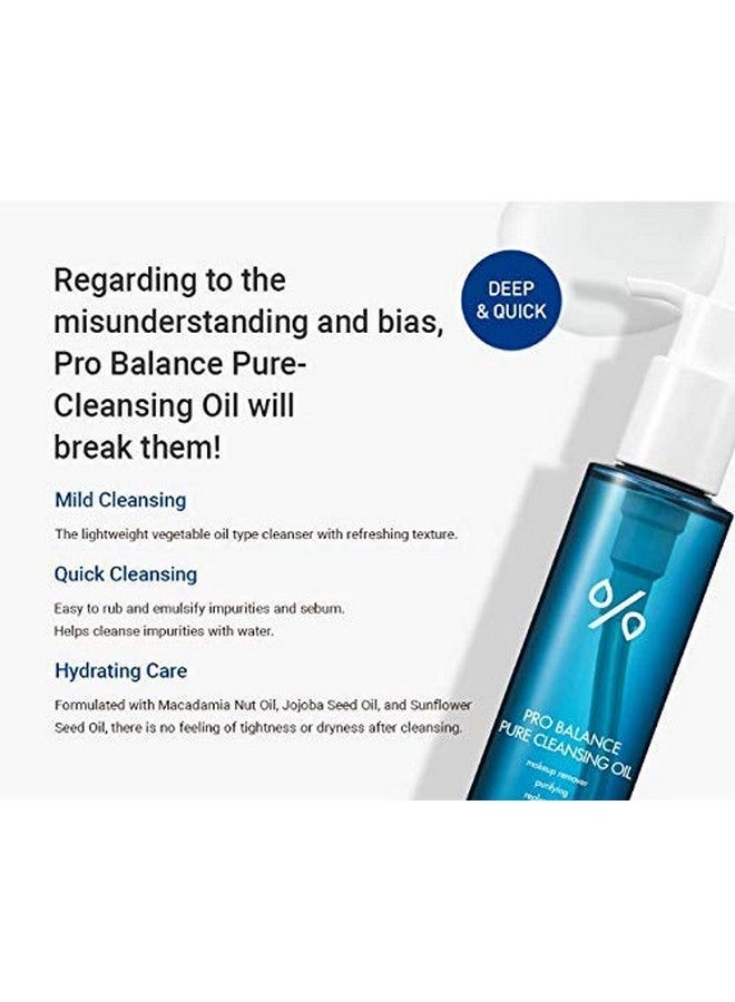 leegeehaam Dr.Ceuracle Pro Balance Deep Cleansing Oilㅣsunflower Seed Oil 44% ㅣdaily Remover For Makeup Blackhead Meltingㅣskin Balancing Cleanser For All Skin Types 5.24 Fl Oz. - Image 4