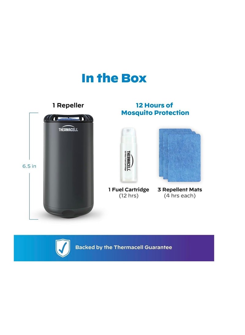 THERMACELL Thermacell Patio Shield Mosquito Repeller, Highly Effective Repellent, No Candles or Flames, DEET-Free, Scent-Free, Bug Spray Alternative, Includes 12-Hour Refill  - Image 2