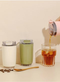 Serenova Travel Coffee Mug, 320ml Insulated Beverage Cup With Leakproof Lid, Long Lasting Coffee Tumbler With Lid And Straw, Travel Coffee Thermos  - Image 3