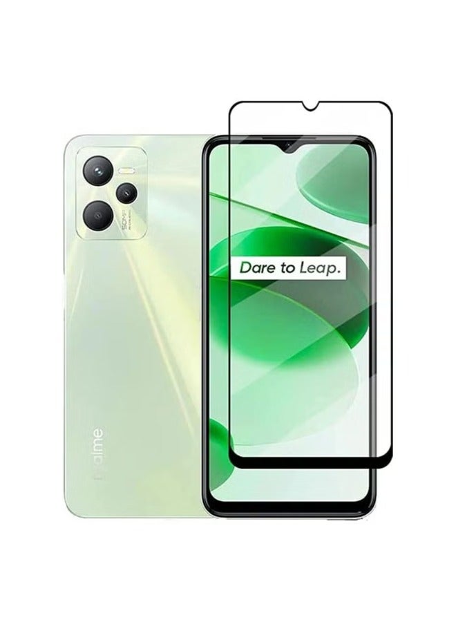 ACLIX 3D Tempered Glass Screen Protector Realme C35 Black - Image 1