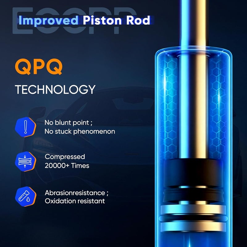 ECCPP Lift Supports Set of 6 for 1999-2004 Jeep Grand Cherokee - 2 Hood, 2 Liftgate, 2 Window Struts Gas Springs Shocks - Image 4