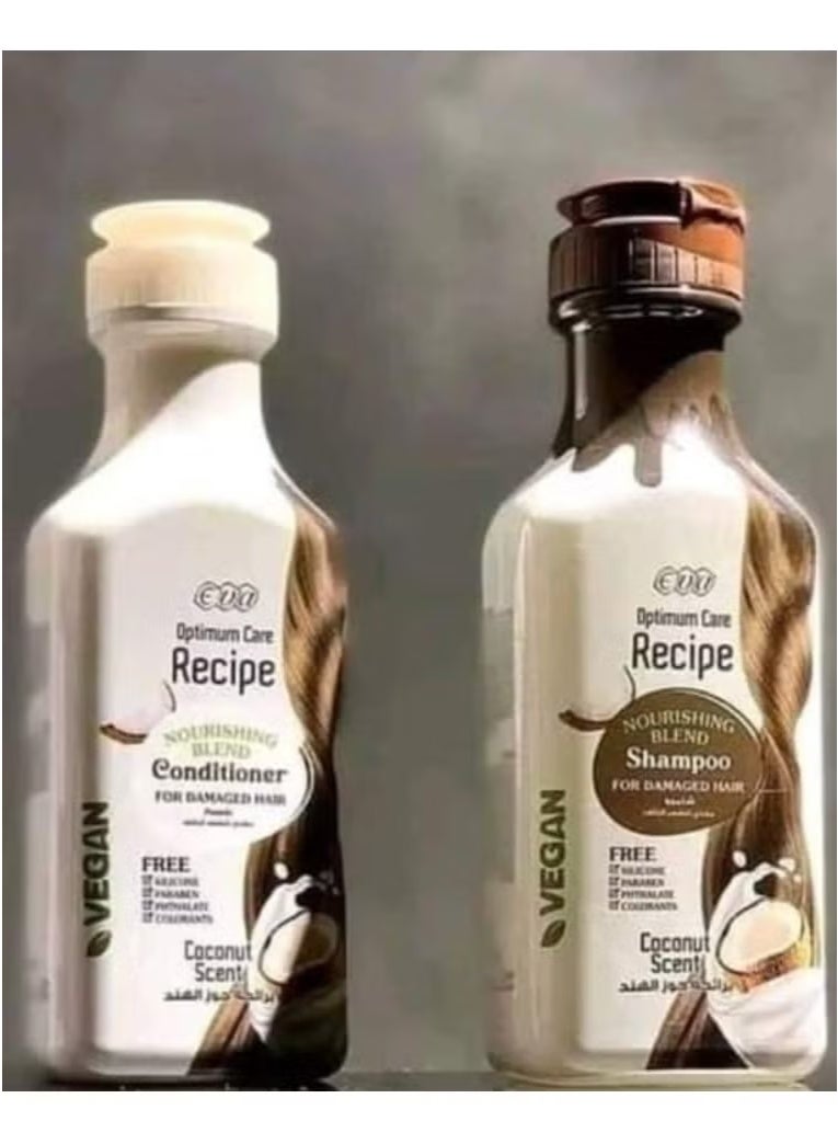 إيفا بلسم أوبتيموم كير ريسيب سترينث بوستر بلند - برائحة الموكا (350 مل) | تغذية عميقة للشعر التالف | غني بالكيراتين وزيت الأرجان | خالٍ من الكبريتات والبارابين - Image 4