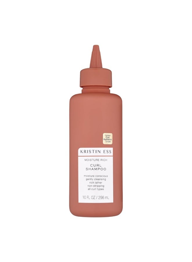 Kristin Ess Kristin Ess Hair Moisture Rich Curl Shampoo for All Curls 2A-4C, Lightly Clarifying + Anti Frizz - Sulfate, Paraben + Silicone Free, 10 fl. oz. - Image 1