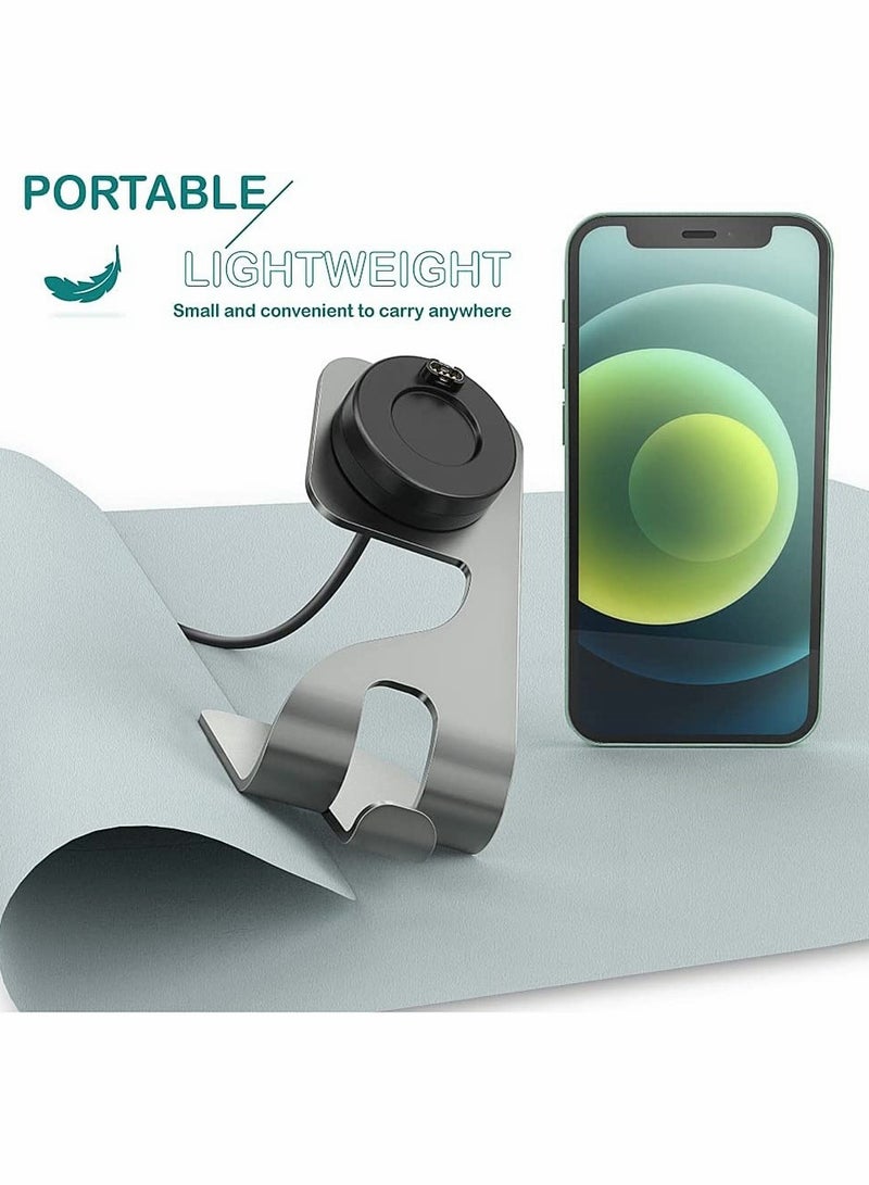 حامل الشاحن متوافق مع Garmin Fenix 7 7S 7x 6S 6x Pro 5s 5x Plus ، Epix 2 ، لـ Vivomove 3S ، Venu 2 SQ ، النهج S10 S60 ، الإكسسوارات قاعدة محطة شحن الألومنيوم البديلة. - Image 5