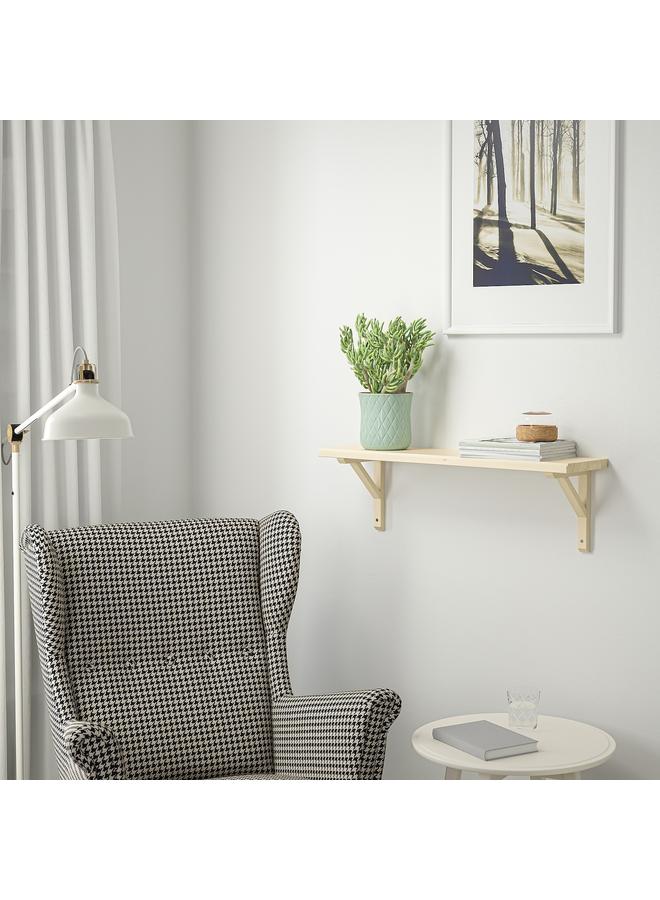 erorex Wall shelf, aspen, 80x20 cm - Image 3