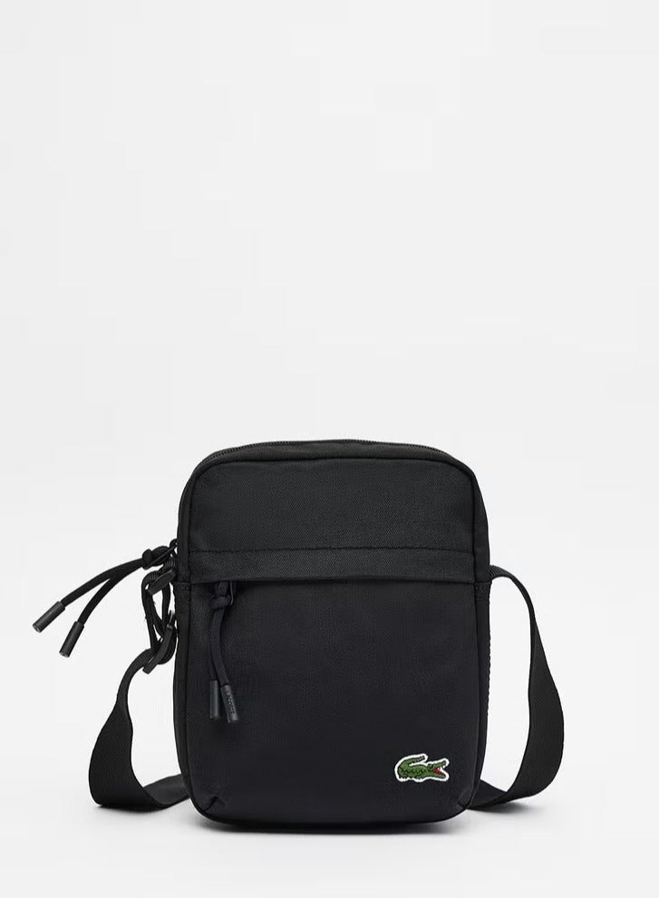 لاكوست حقيبة نيو كروك الأساسية للرسول - أسود - Image 1