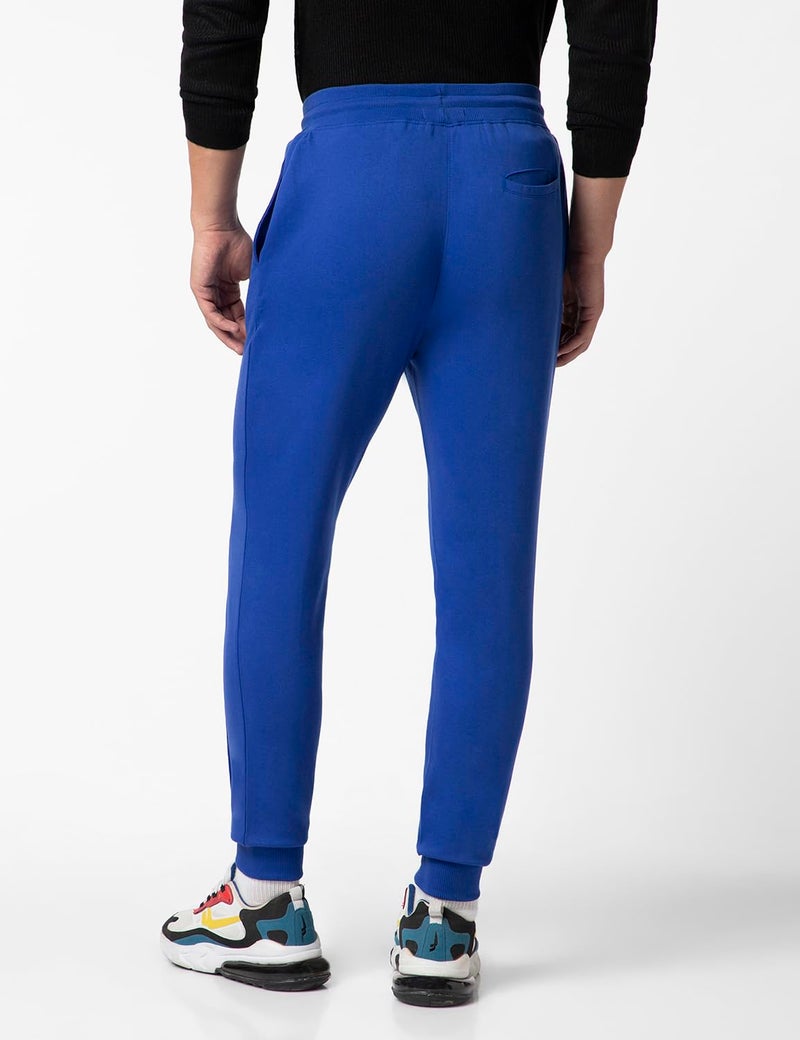 FYLTR Men's Casual Joggers with Pintuck Design - Elasticated Waist with Drawstring | Welt Back Pocket | Solid Color - Image 2