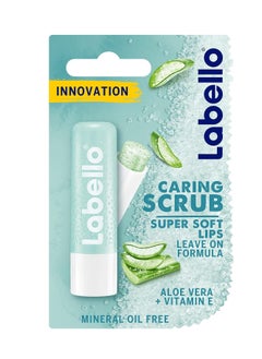 Labello Lip Scrub, Lip Caring Aloe Vera & Vitamin E, 4.8g  green  - Image 1