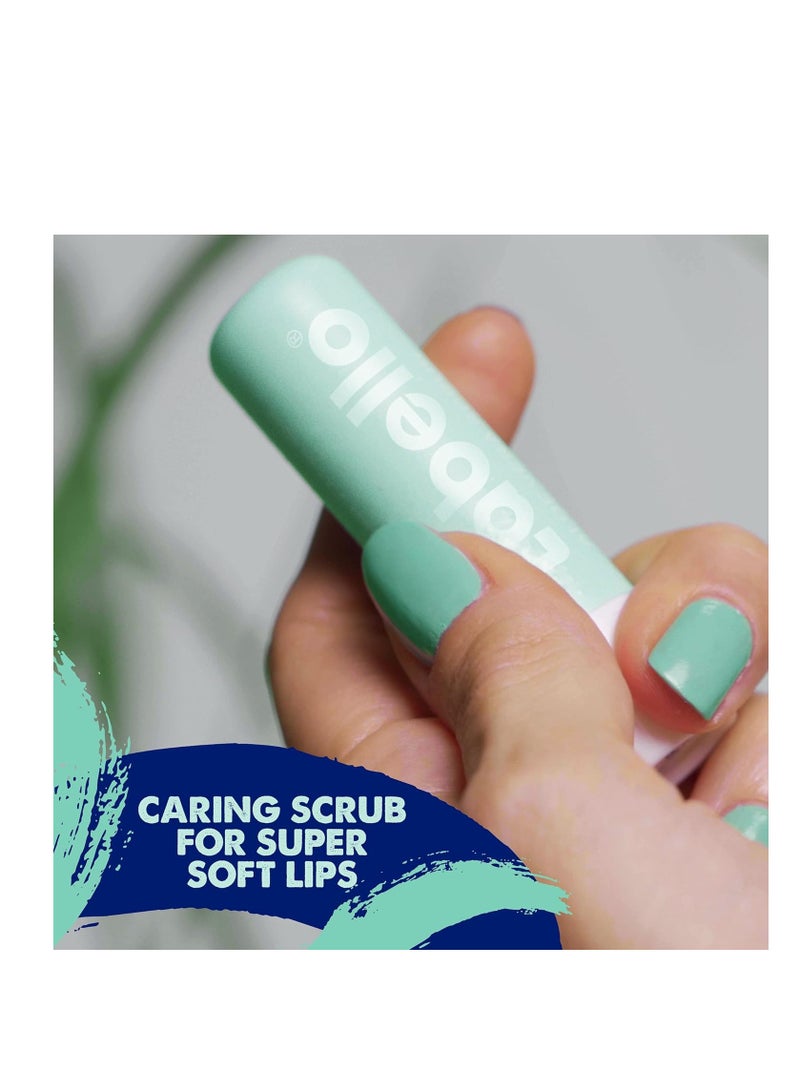 Labello Lip Scrub, Lip Caring Aloe Vera & Vitamin E, 4.8g  green - Image 2