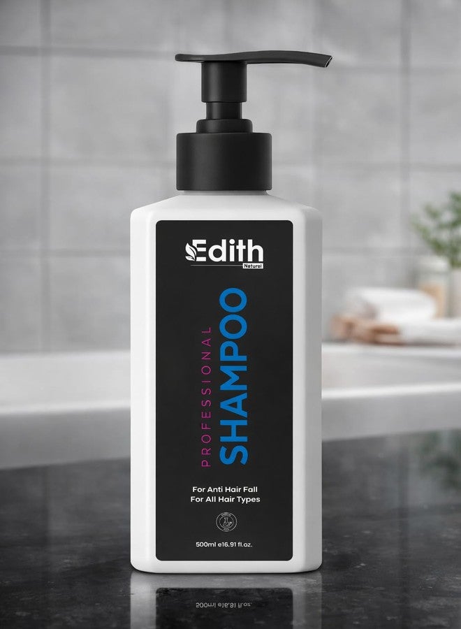 EDITH شامبو إديث ناتشورال بروفيشنال، مضاد لتساقط الشعر، لجميع أنواع الشعر، 500 مل - Image 1