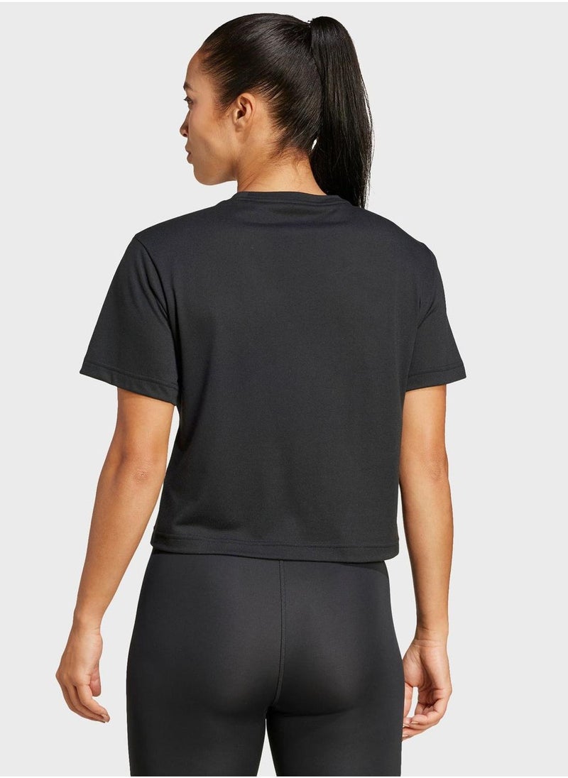 Adidas Essentail Big Performance Logo T-Shirt  - Image 2