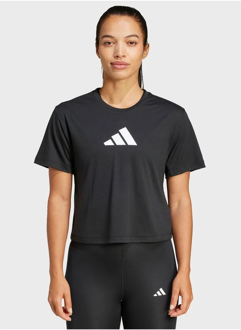 Adidas Essentail Big Performance Logo T-Shirt