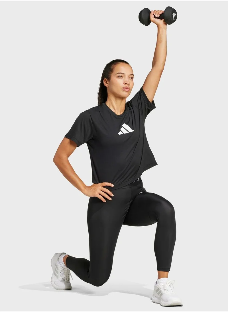 Adidas Essentail Big Performance Logo T-Shirt